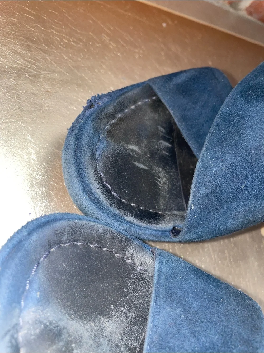 Tory Burch Bailey Blue Suede Espadrille